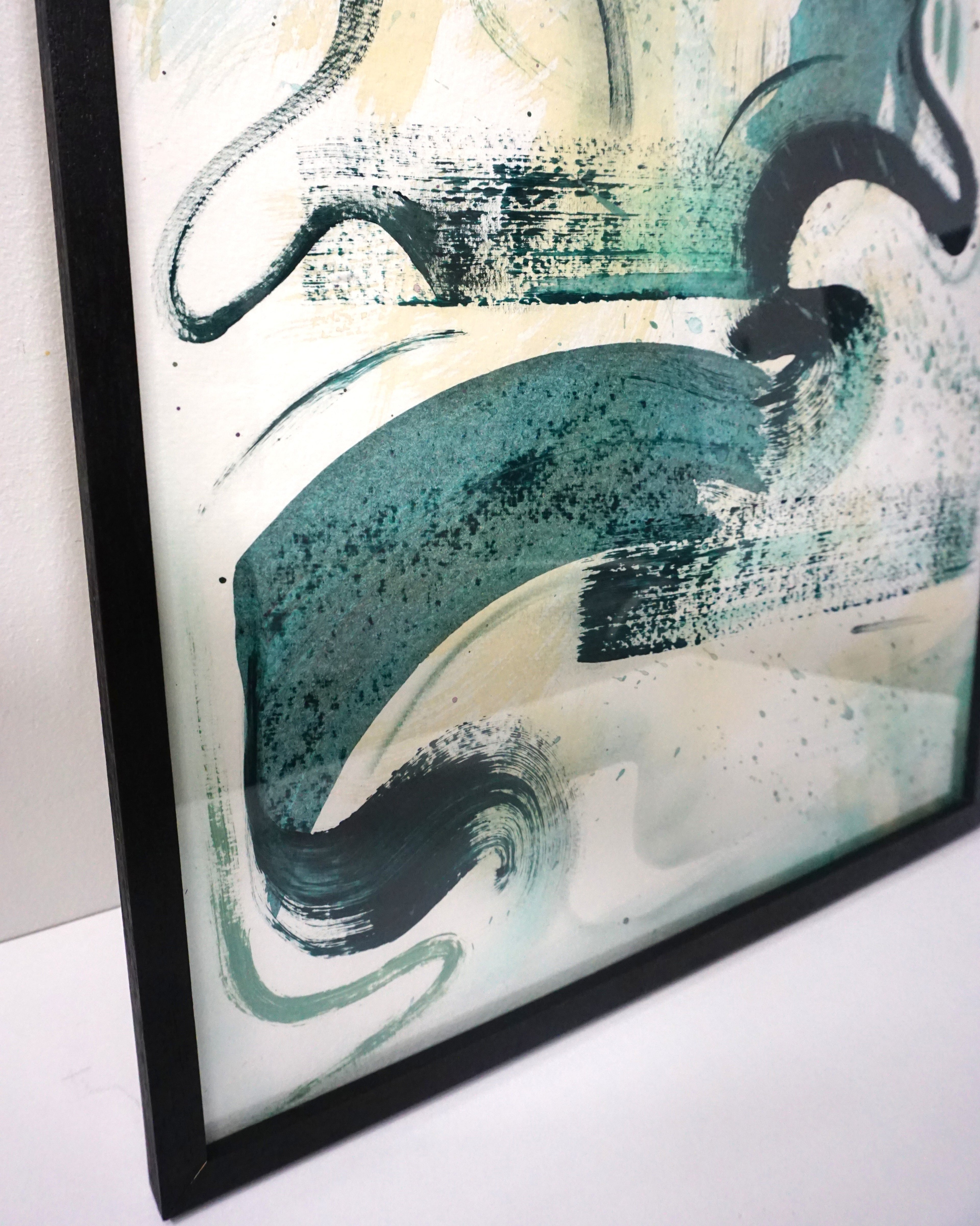 Abstract001 – Original Framed Abstract Painting