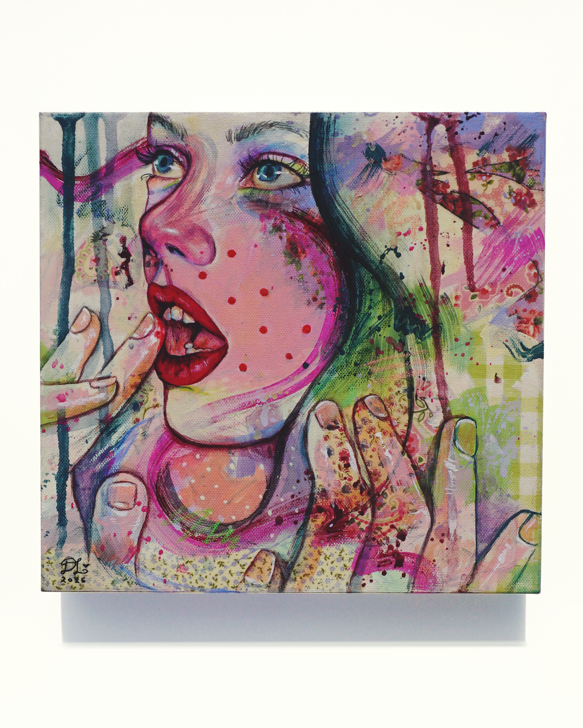 'Lipstick on a Pig' Original Painting