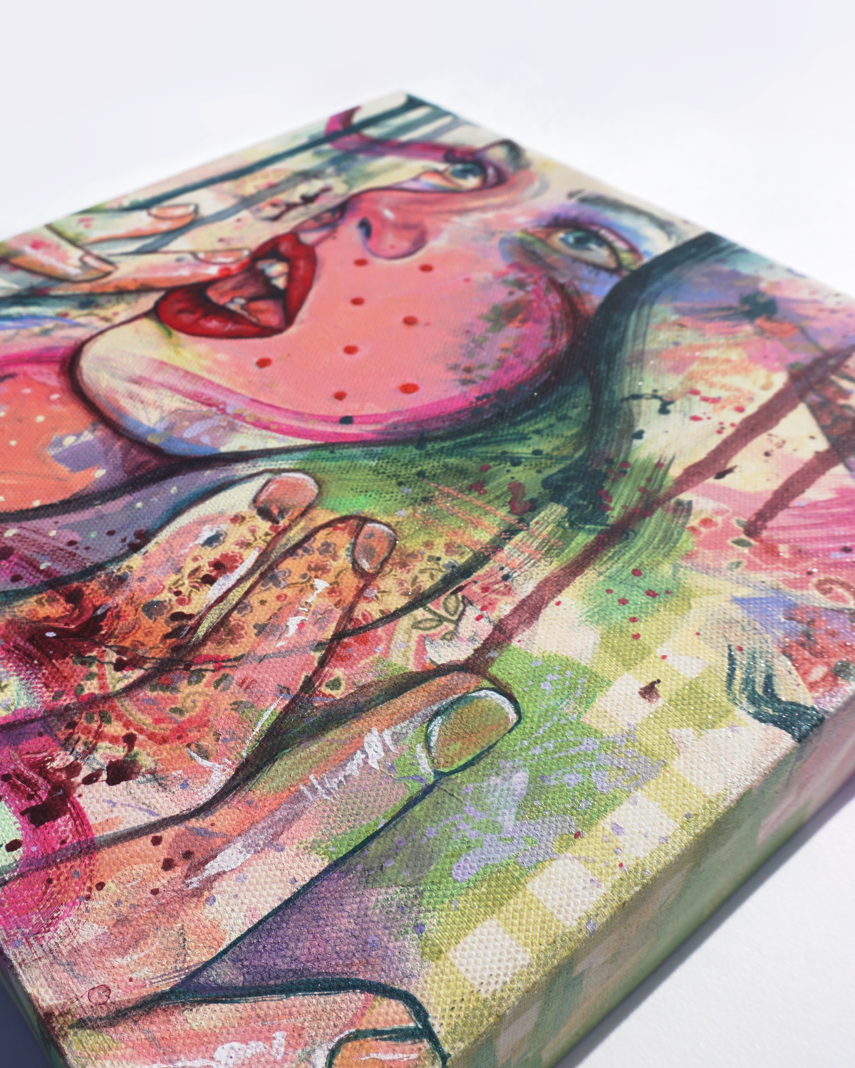 'Lipstick on a Pig' Original Painting