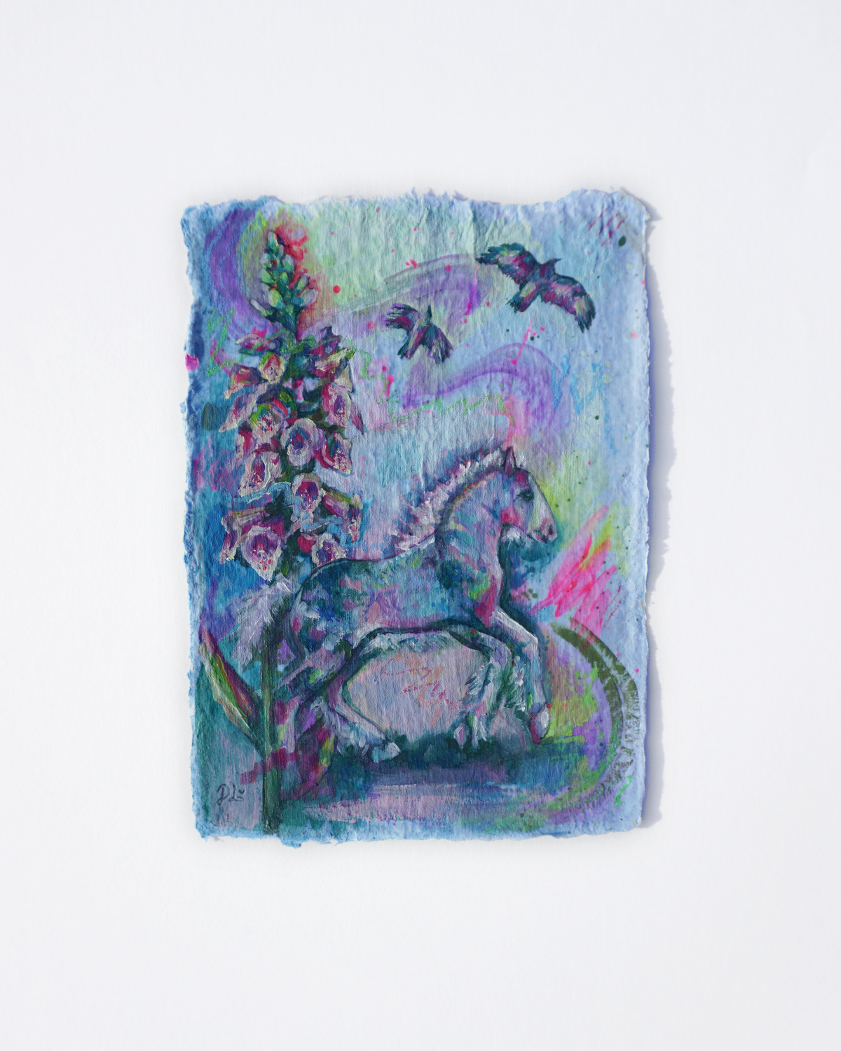 'The Pony We Met' Original Painting (UNFRAMED)