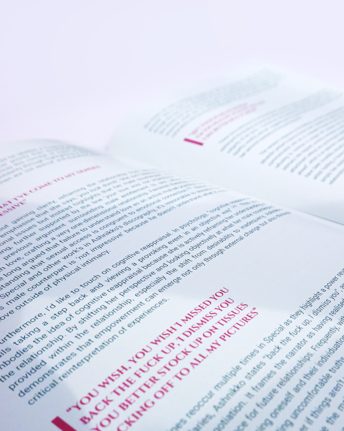 'Pretty Words, Ugly Truths' Zine